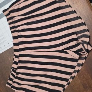 ThirdLove Black and Beige Lace Pajama Top